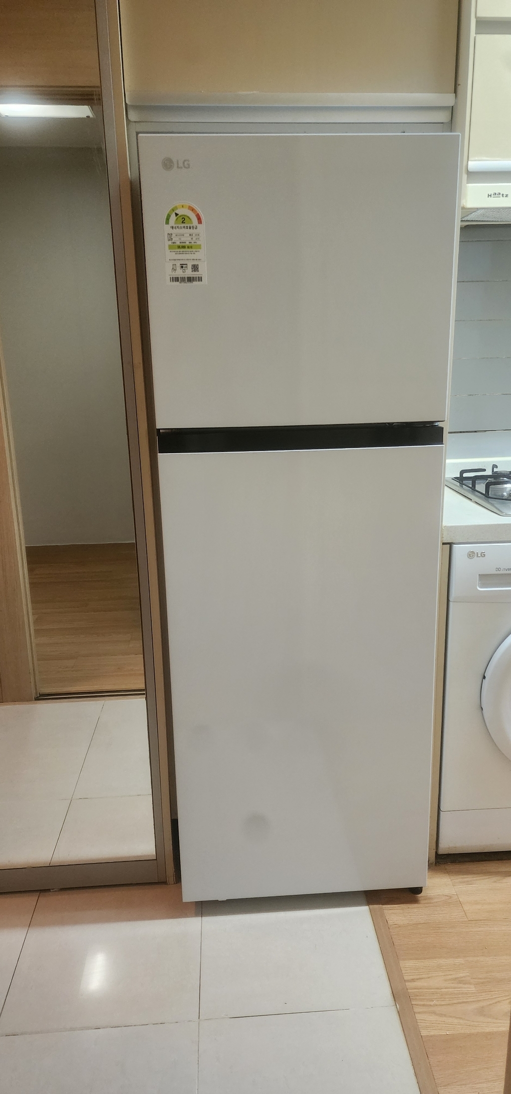 LG전자 241L 2도어 냉장고 방문설치 개봉기 | 실사용 후기 - 상품 이미지 2
