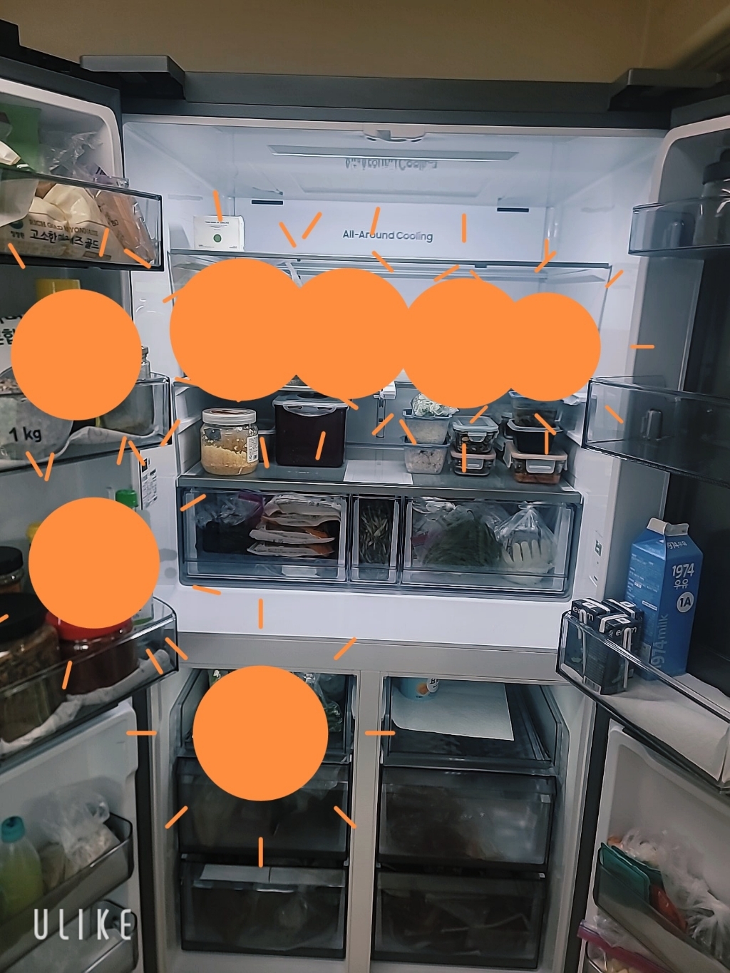 삼성전자 Bespoke AI 냉장고 4도어 902L 방문설치 이미지 3