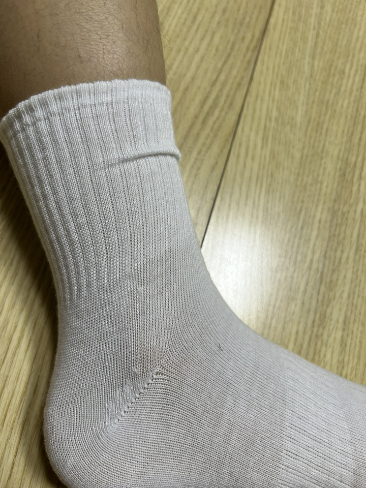 풋토피아 프리미엄 무지 장목 양말 20켤레 이미지