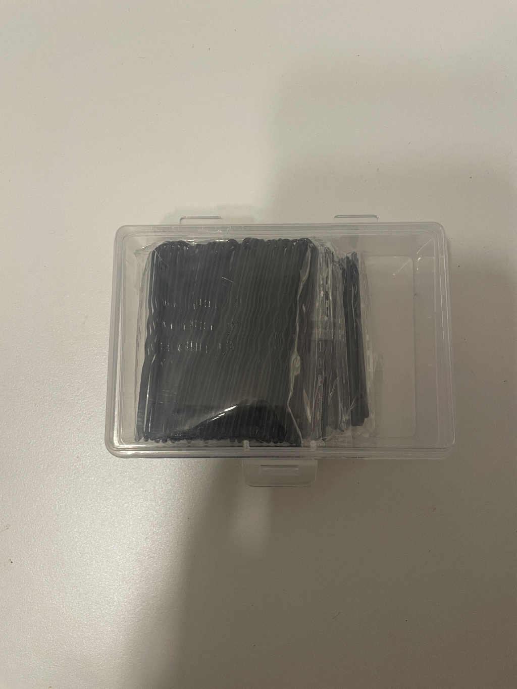 무식이네 샤프라인 대용량 헤어 실핀 물결 100p + U자 100p + 케이스 이미지