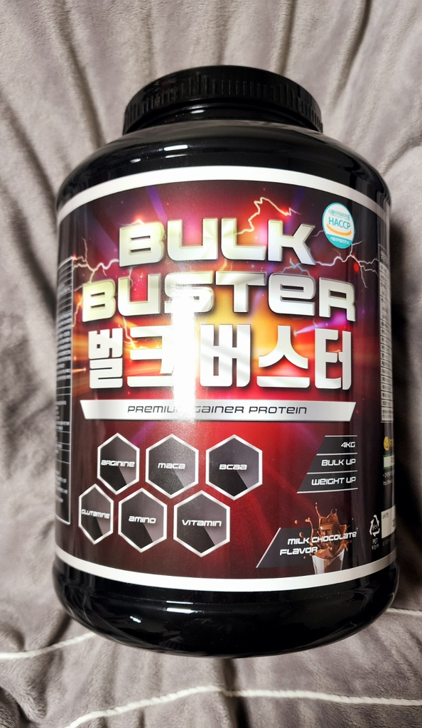 초강력 체중증가 살찌는 보충제 남자 벌크업 게이너 탄수화물 단백질 프로틴 벌크 버스터 4KG 이미지 2
