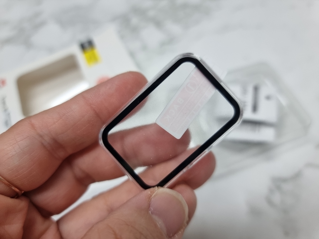 루아러블 갤럭시 핏3 액정보호 강화유리 필름 풀커버 케이스 이미지 2