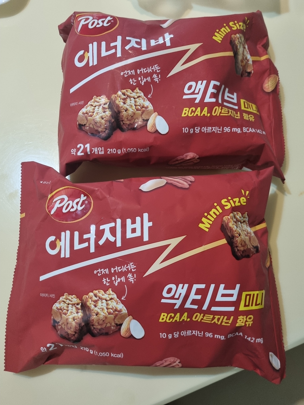 포스트 에너지바 액티브 미니 210g, 3개 솔직 후기 | 실사용자 리뷰 분석 썸네일