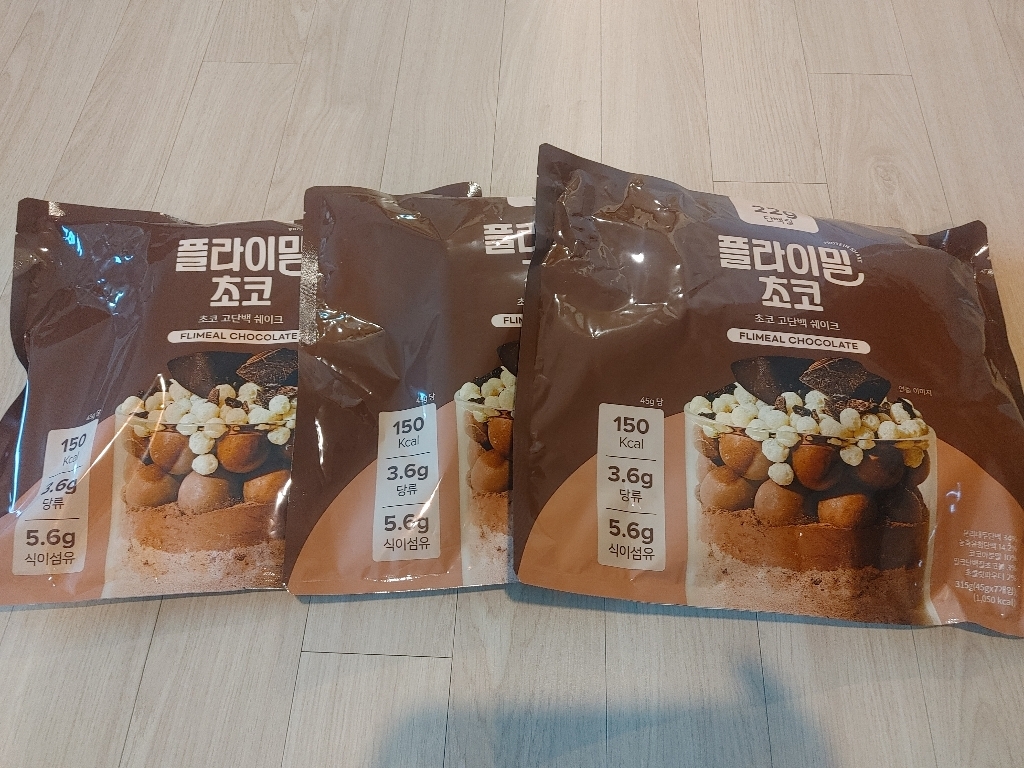 플라이밀 단백질 쉐이크 파우치 초코 7p 45g, 7개 솔직 후기 | 실사용자 리뷰 분석 - 상품 이미지 3