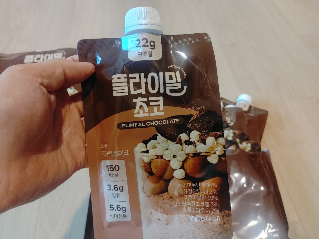 플라이밀 단백질 쉐이크 파우치 초코 7p 45g, 7개 솔직 후기 | 실사용자 리뷰 분석 - 상품 이미지 4