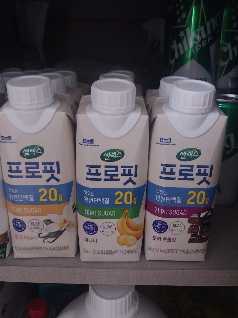 셀렉스 프로핏 (모카초콜릿4 +밀크바닐라4 +바나나4) 250ml, 12개 이미지 3