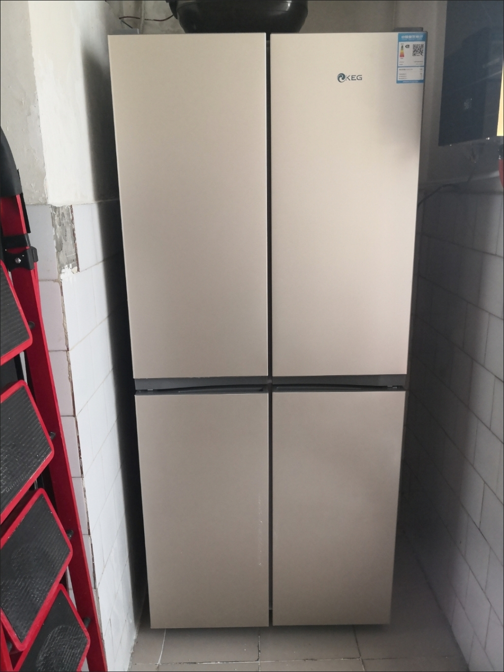 리에프리 4도어 모던 김치냉장고 세련된 인테리어 감성 스탠드형 김냉 가정용 이미지 3