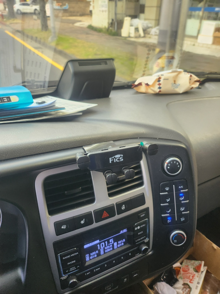 FICS 신형 포터2 2017년형 차량용 핸드폰 거치대 + 마운트 세트 실사용 후기 | 효과 있을까? - 상품 이미지 3