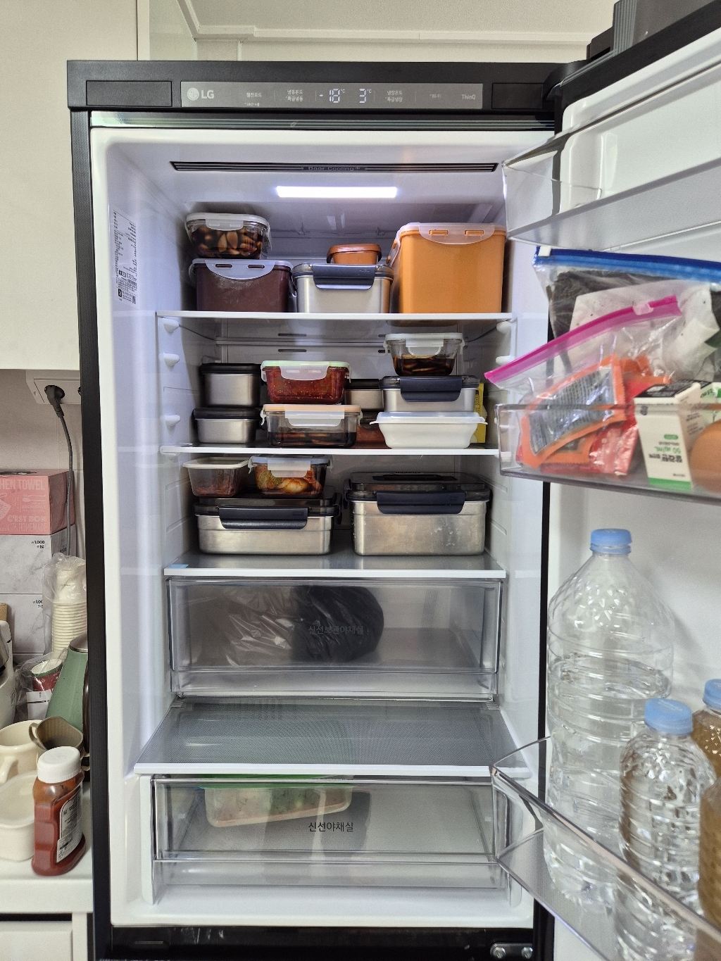 [색상선택형] LG전자 오브제 344L 빌트인 메탈 모던엣지 2도어 냉장... 개봉기 | 실사용 후기 - 상품 이미지 4