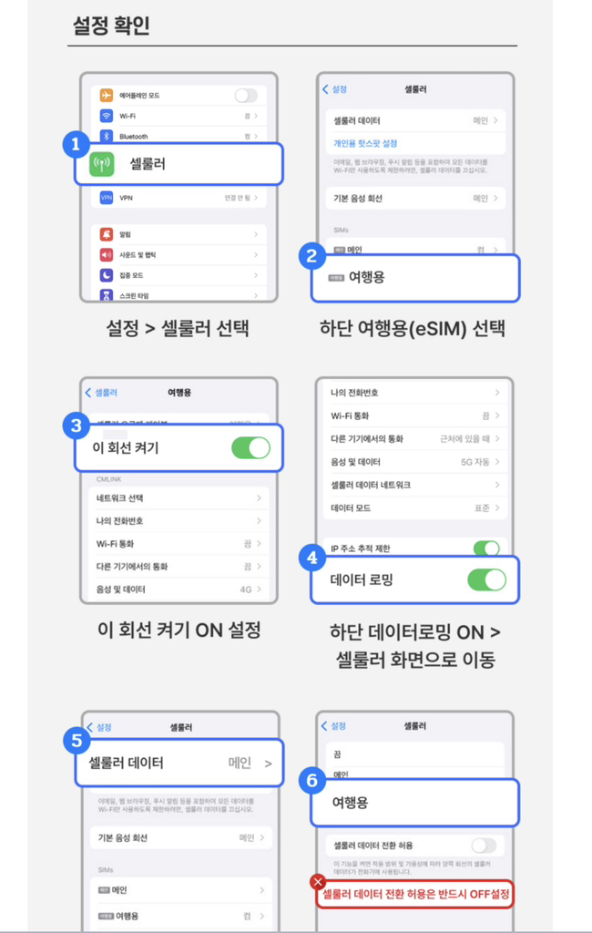일본이심 eSIM 5G속도 데이터무제한 유심 도쿄 오사카 후쿠오카 오키나... 개봉기 | 실사용 후기 - 상품 이미지 4
