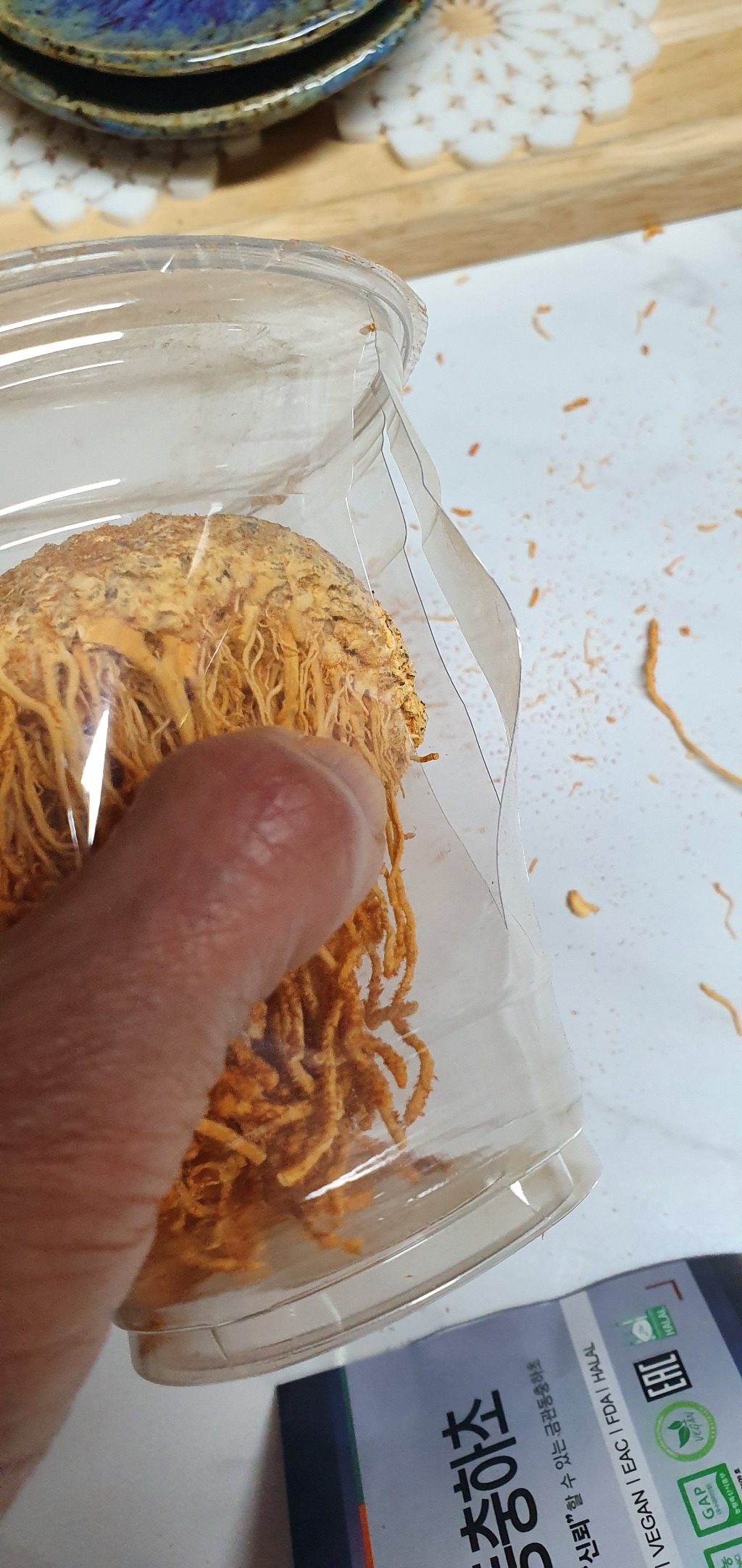 (국산)금관 동충하초 원형 유기농 건조 35g 맛있게 먹은 솔직 후기 - 상품 이미지 4