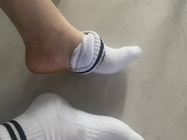 올리싹 5+5 두꺼운 남성용 국산 더블쿠션 두줄 스포츠 중목 양말, 화이트, 10개 이미지 4