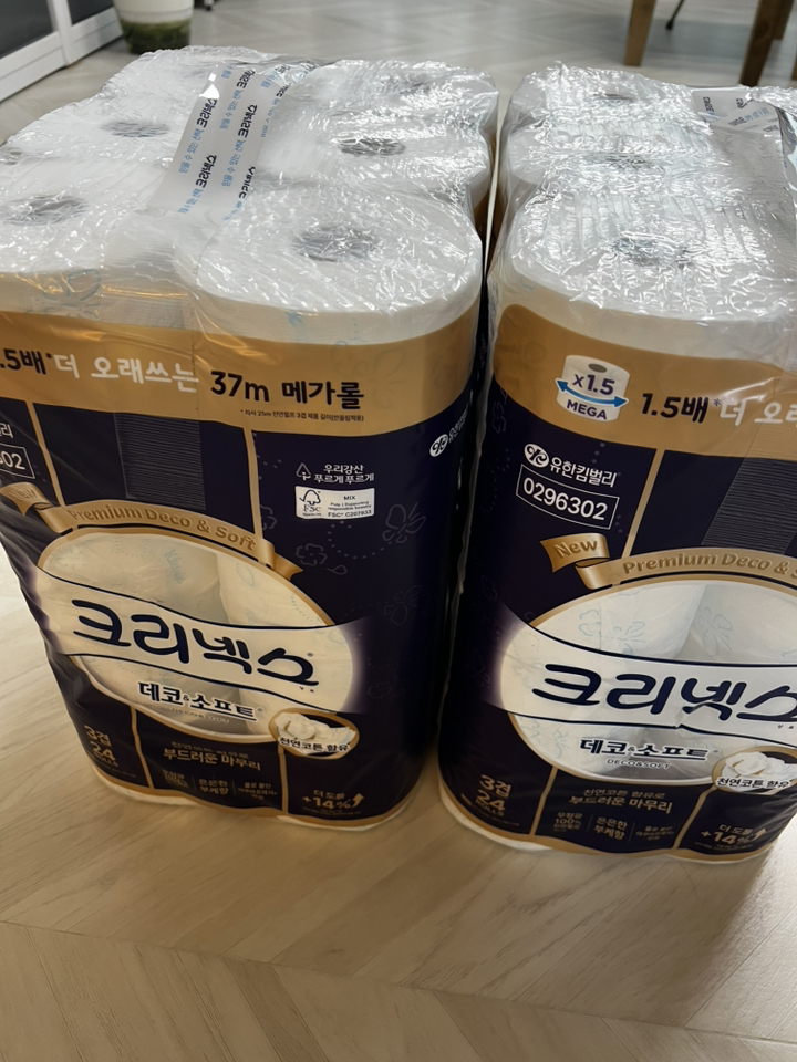 크리넥스 데코앤소프트 3겹 화장지 솔직 후기 | 실사용자 리뷰 분석 - 상품 이미지 2