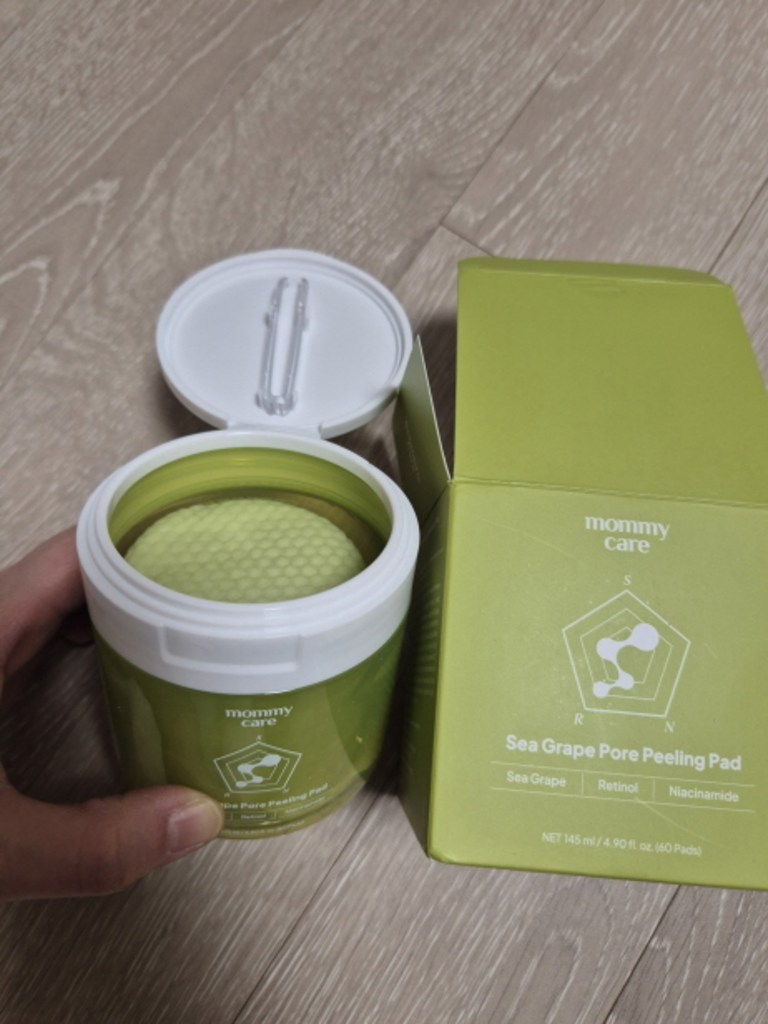 마미케어 바다포도 각질 모공 청소 레티놀 AHA PHA 양면 패드 이미지 4