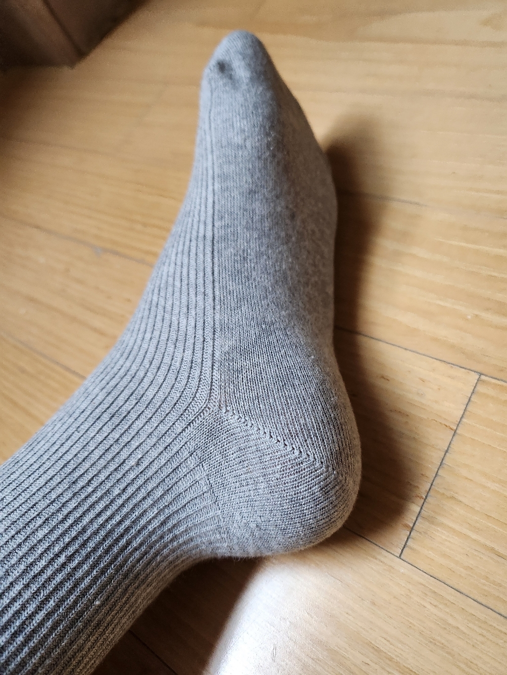 무지무지 여성용 데일리 갑종 골지 중목 양말 이미지