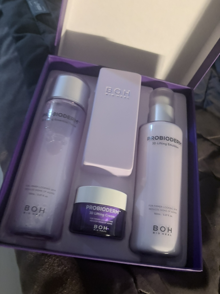 BIOHEAL BOH [본사정품] NEW 바이오힐보 프로바이오덤 3D 리프팅 2종 세트 {품절임박} PROBIODERM REPAIR SKINCARE SET(스킨&에멀전) 이미지 3