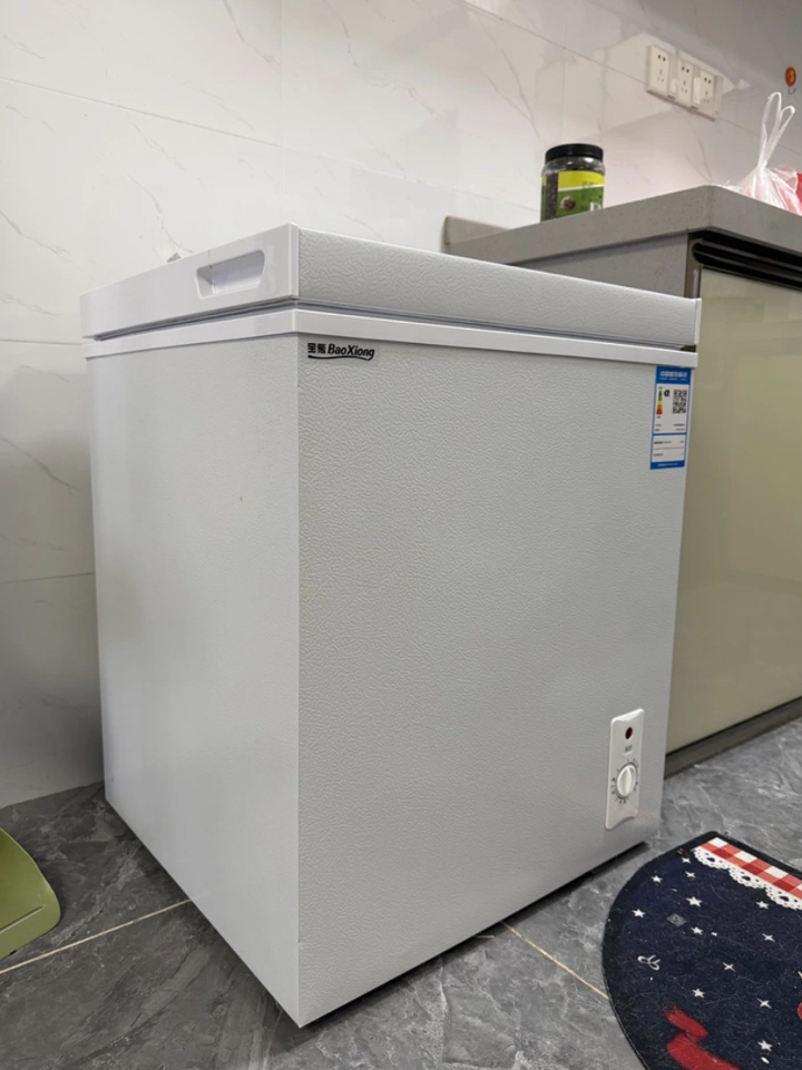 정온담 소형 김치냉장고 미니 뚜껑형 1인용 냉동고 겸용 김치 냉장고 이미지 4