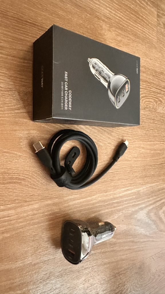 코드웨이 차량용 시거잭 고속 충전기 + C타입 초고속충전케이블 세트 실사용 후기 | 효과 있을까? - 상품 이미지 2