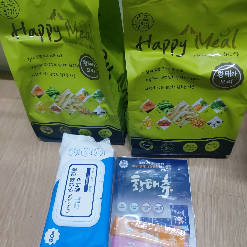 [똑똑한끼] 해피밀 소프트사료 황태와오리 이미지 3