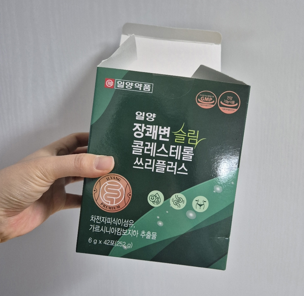 일양 장쾌변 슬림 콜레스테롤 쓰리플러스 / 차전자피 식이섬유 가르시니아 추출물 환 식이섬유환 차전자피환 6g, 42개 이미지 4