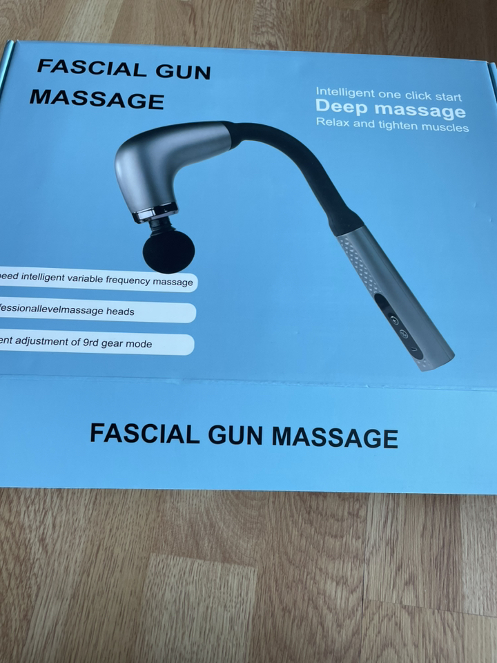 AOSS 진동 핸디 마사지건 강력 진동 갈고리형 휴대용 무선 안마기 이미지 4