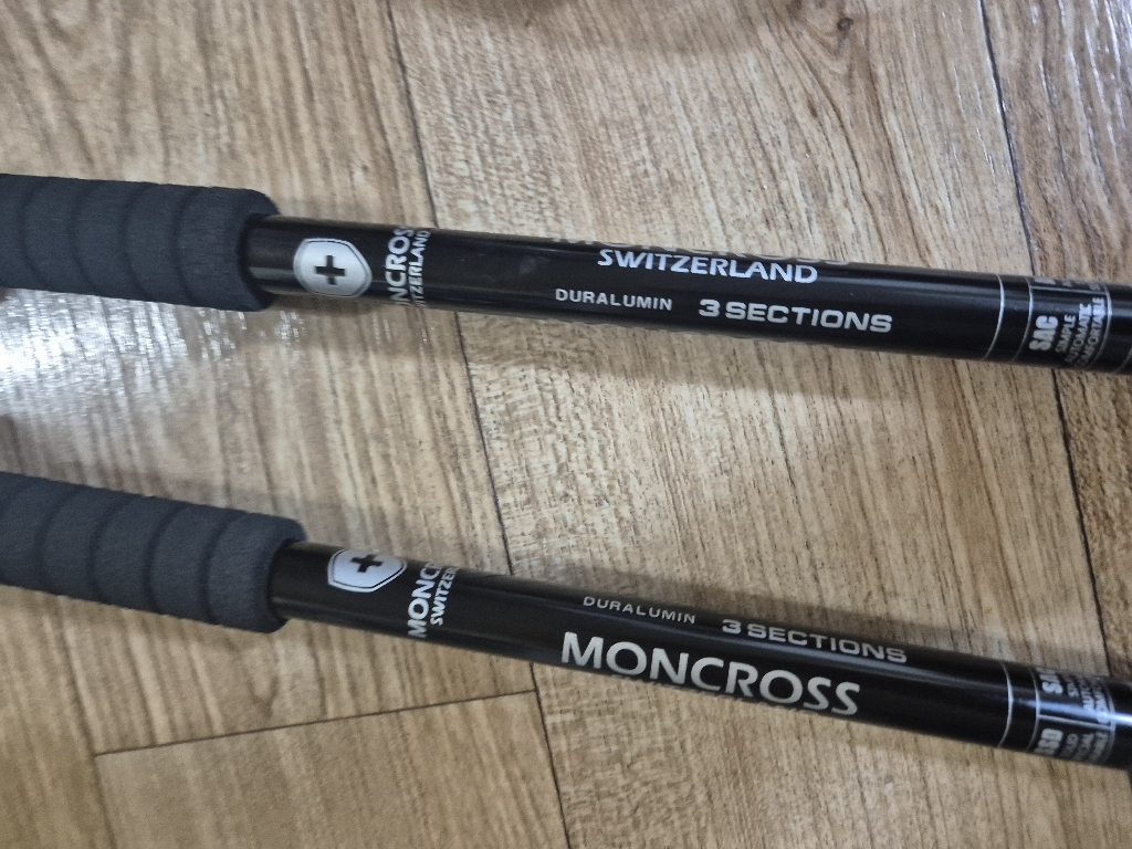 [1+1] 몽크로스 두랄루민 등산스틱 트레킹폴 경량 3단조절 남녀공용 EVA손잡이 이미지 3