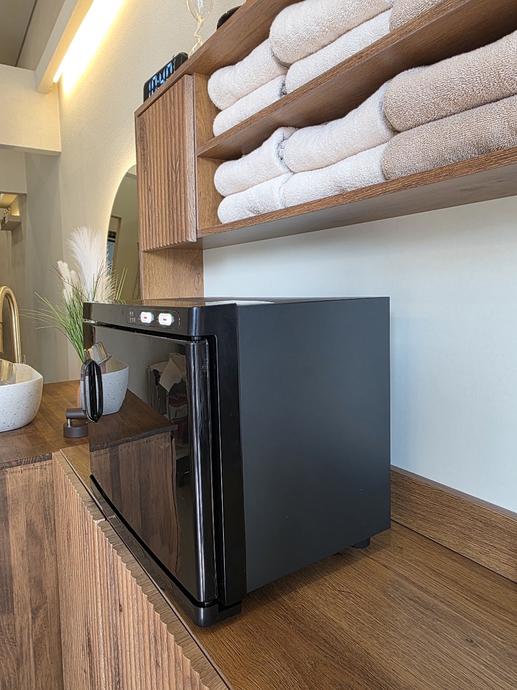 스테온 타올 온장고 업소용 가정용 네일샵 수건 피부샵 관리실 타월 살균 ... 개봉기 | 실사용 후기 - 상품 이미지 4