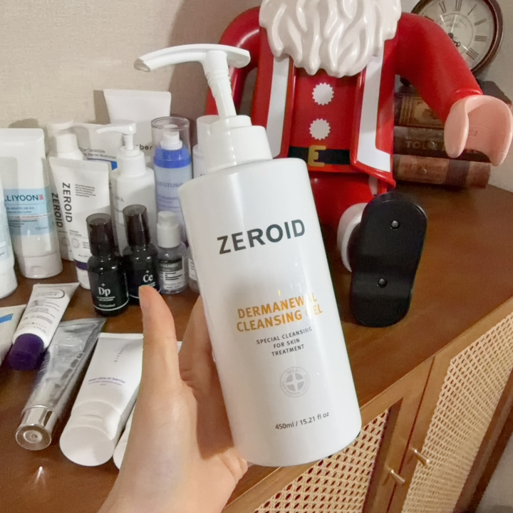 [정품인증판매처] 제로이드 더마뉴얼 클렌징 젤 450ml 대용량 [샘플 ... 실사용 후기 | 효과 있을까? - 상품 이미지 4
