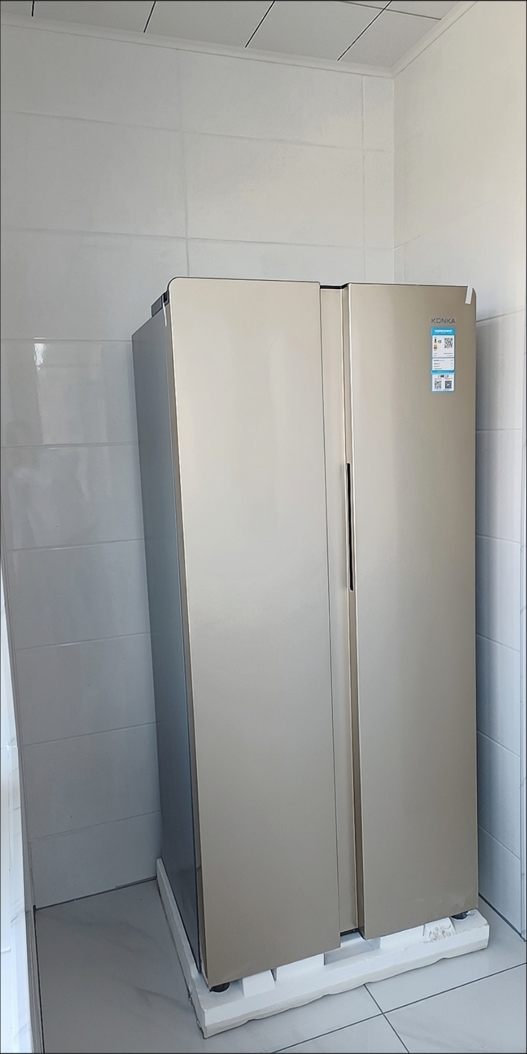 벨니아 대용량 양문형 김치냉장고 400L 슬림 신선보관 저소음 에너지절약... 개봉기 | 실사용 후기 - 상품 이미지 3