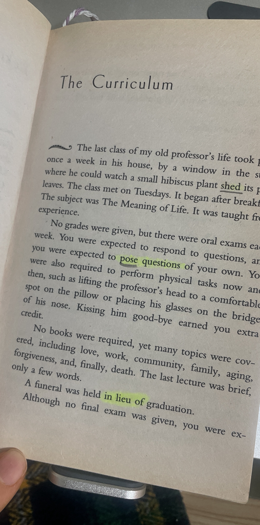 Tuesdays with Morrie:an Old Man a Young Man and Life's Greatest Lesson 이미지 2