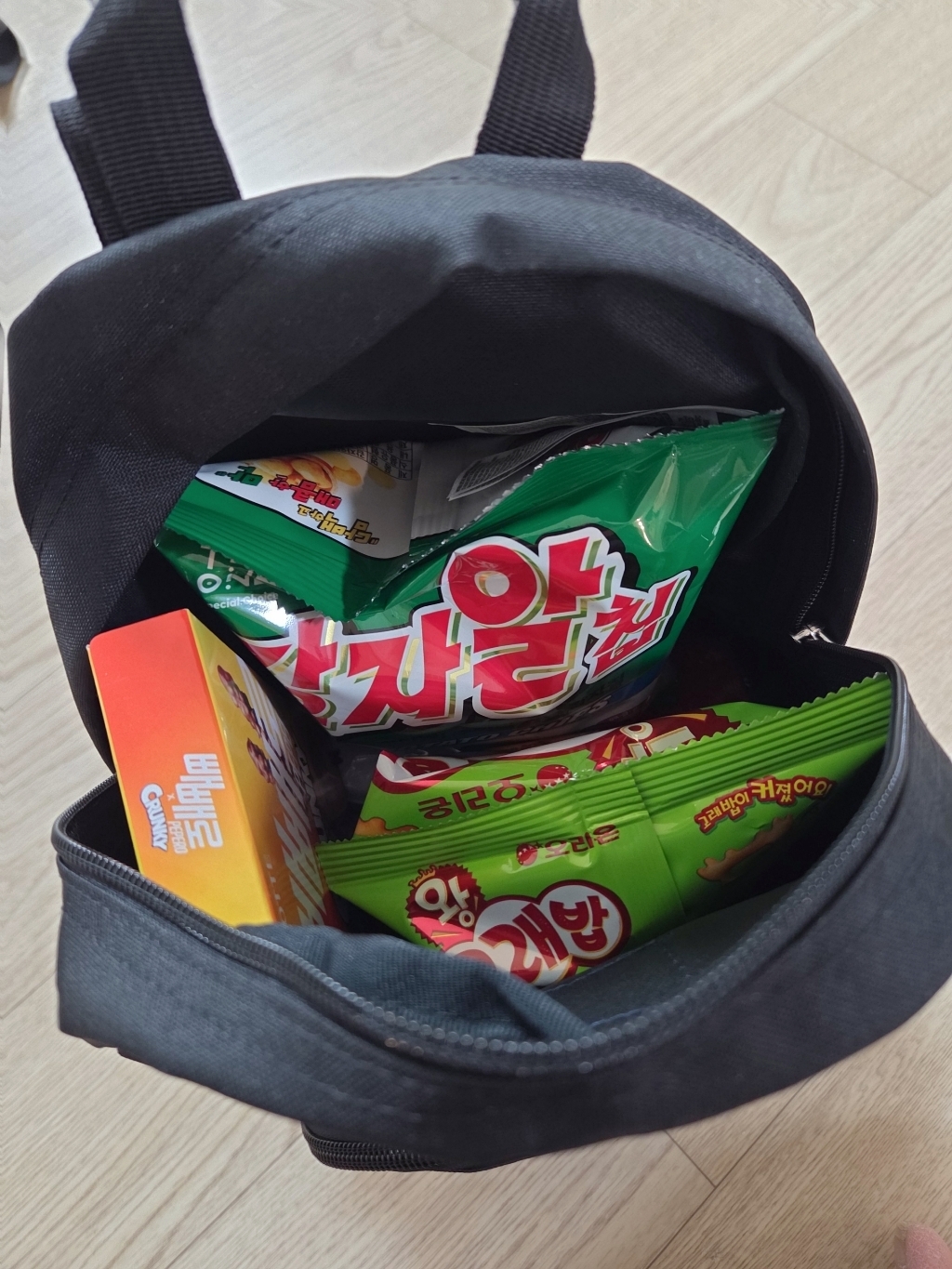 (정품/당일출고) 잔스포츠 미니 백팩 귀여운 하프파인트 여성 가벼운 학생 여행 소풍 가방 책가방 JANSFP + 에이던스 곰돌이 키링 이미지 2