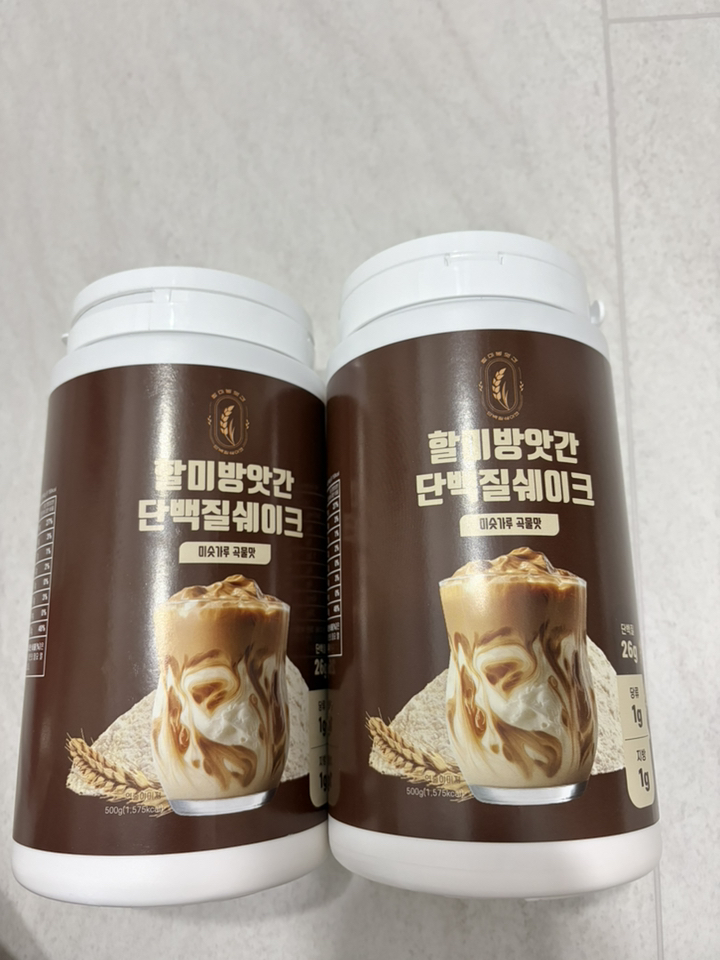 할미방앗간 단백질 쉐이크 식물성 곡물 식사대용 단백질 쉐이크 500g, 1개 이미지 2