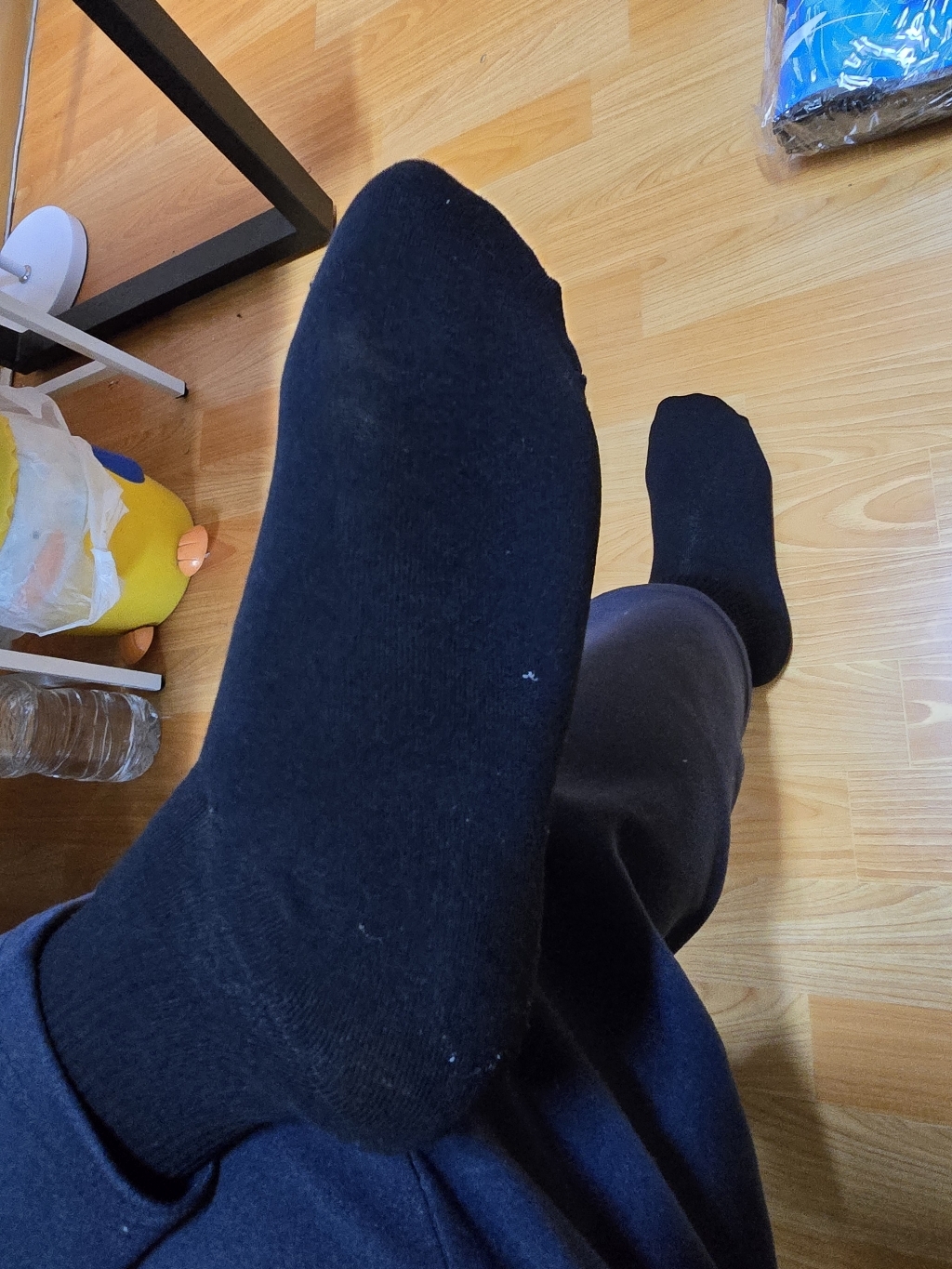 온데이 학생용 여성 무지 중목 양말 8족세트 이미지 2