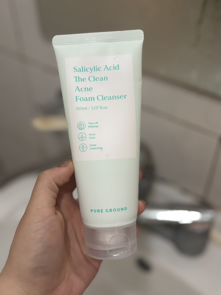 퓨어그라운드 살리실산 더 클린 아크네 폼클렌징 150ml 2개 이미지 4