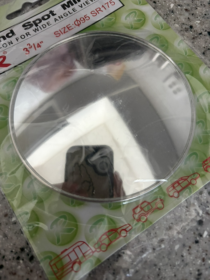 OnlyHappy 자동차 보조 거울 사각지대 대형 95mm 실사용 후기 | 효과 있을까? - 상품 이미지 4