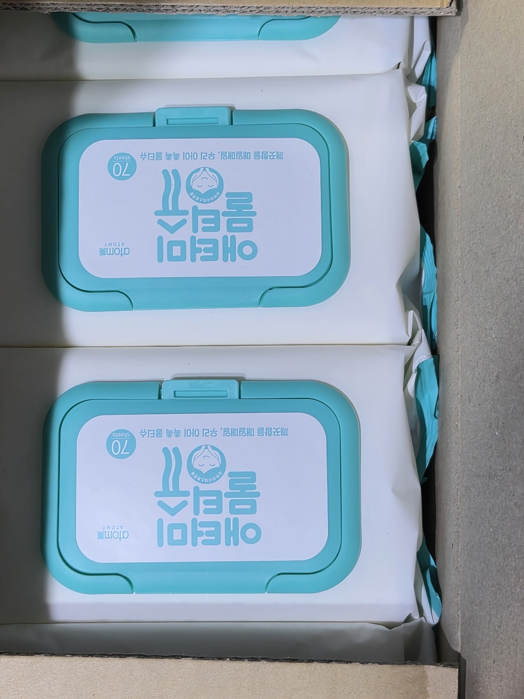 애터미 물티슈 캡형 70매, 8개 이미지 3