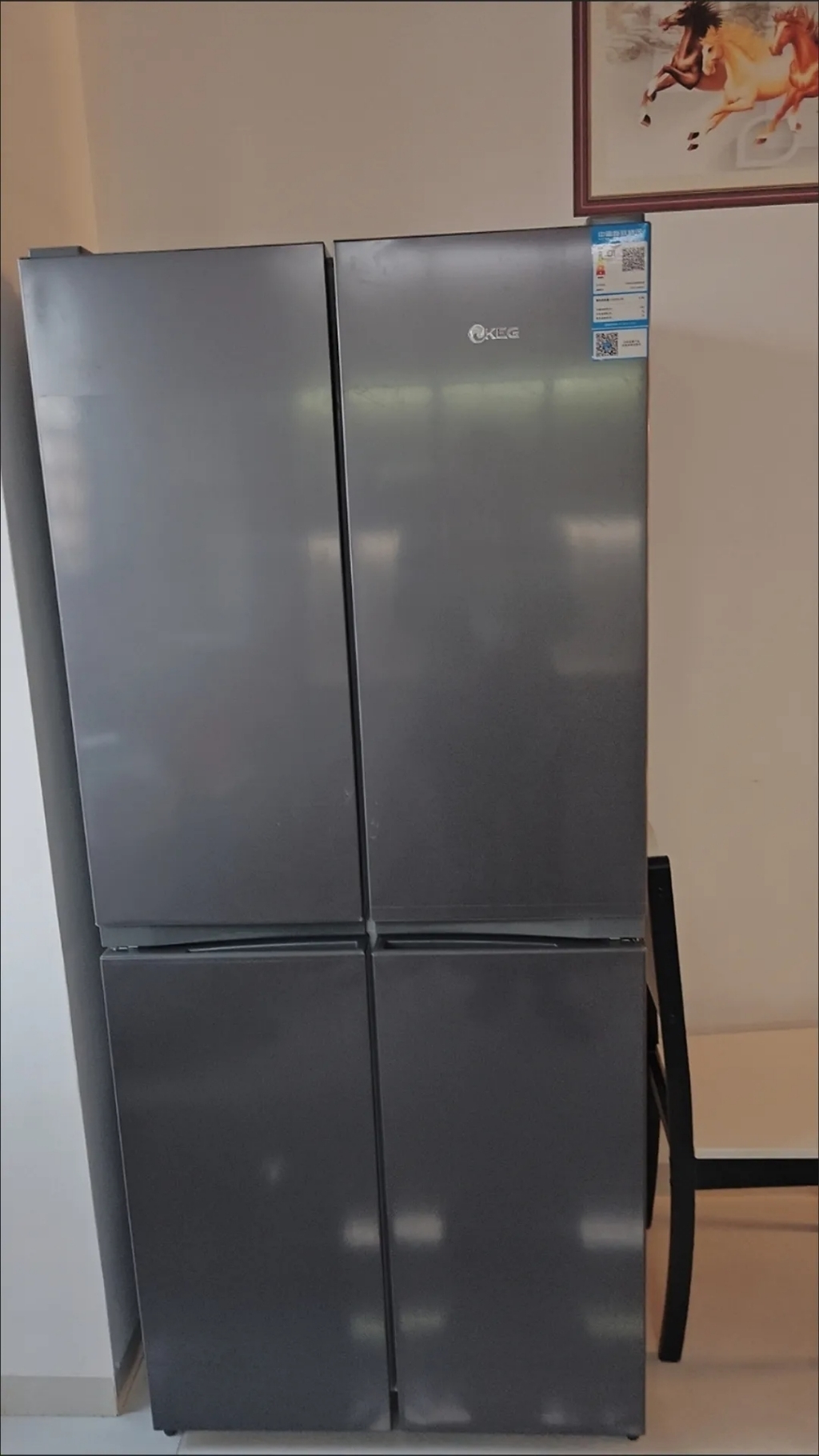 루메아 4도어 김치냉장고 대용량 빌트인 슬림 저소음 양문형 이미지 4