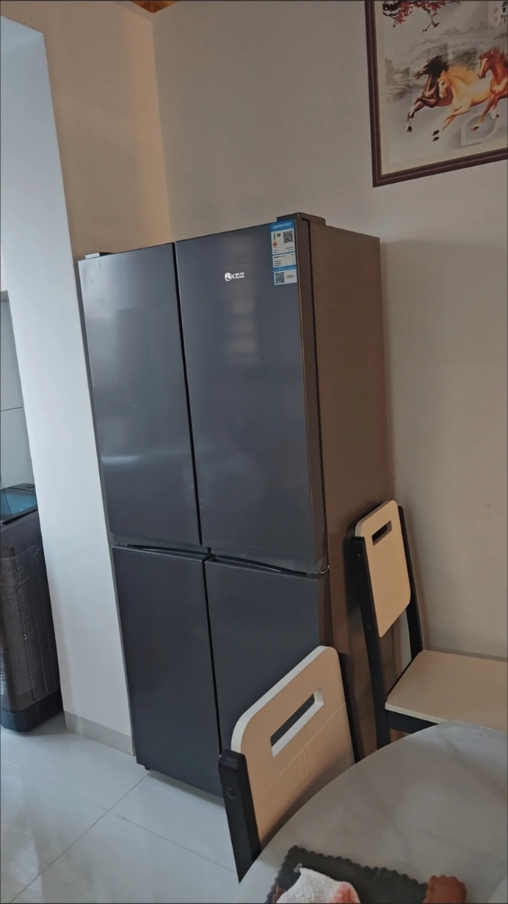 루메아 4도어 김치냉장고 대용량 빌트인 슬림 저소음 양문형 개봉기 | 실사용 후기 - 상품 이미지 3