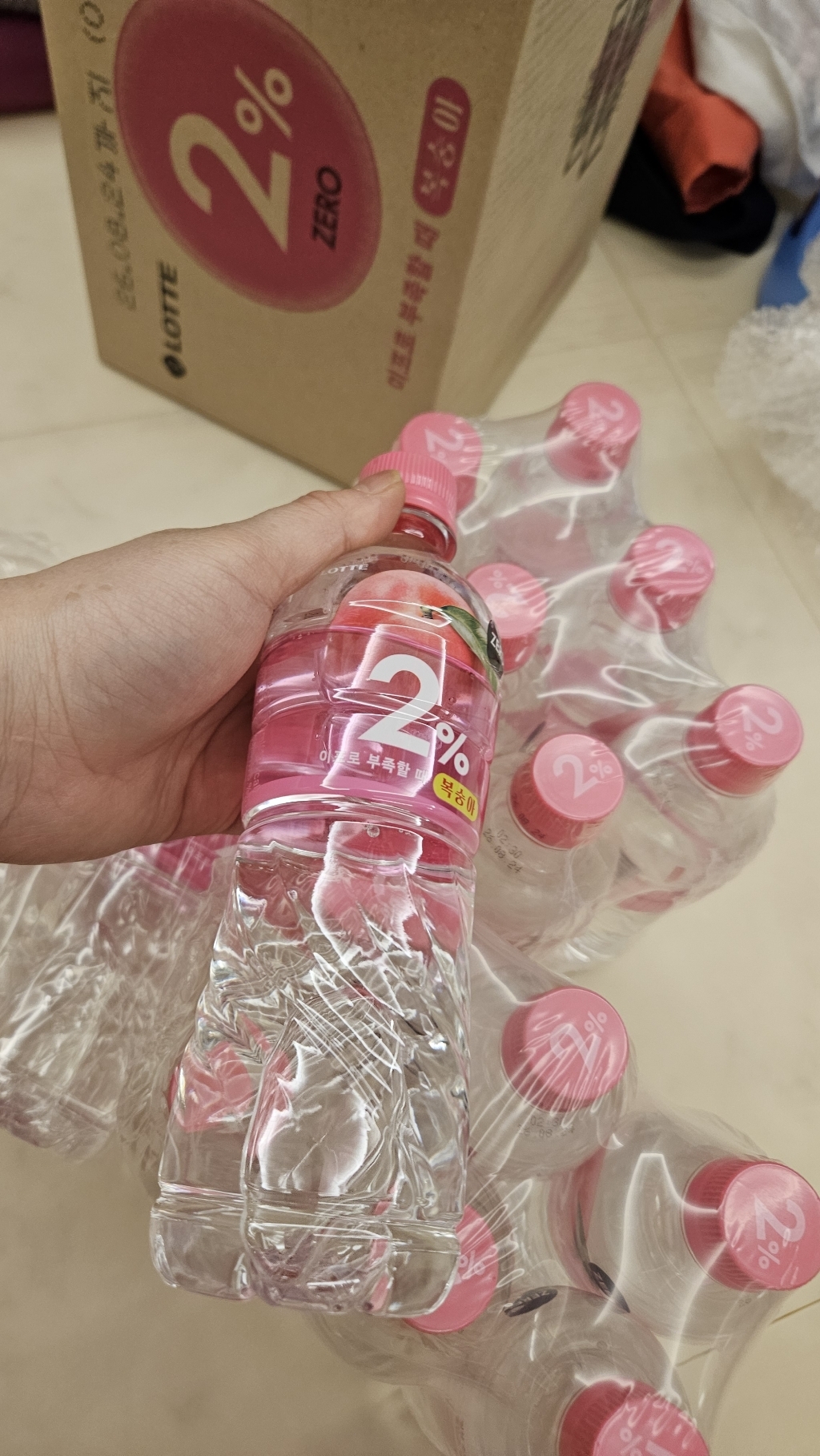 이프로 부족할때 제로 복숭아 500ml, 24개 이미지 2