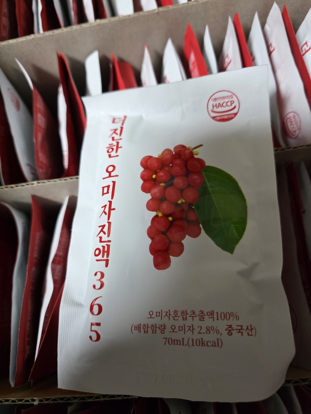 더 진한 오미자진액 365 오미자즙 오미자차 음료 에이드 70ml, 50... 실사용 후기 | 효과 있을까? - 상품 이미지 4