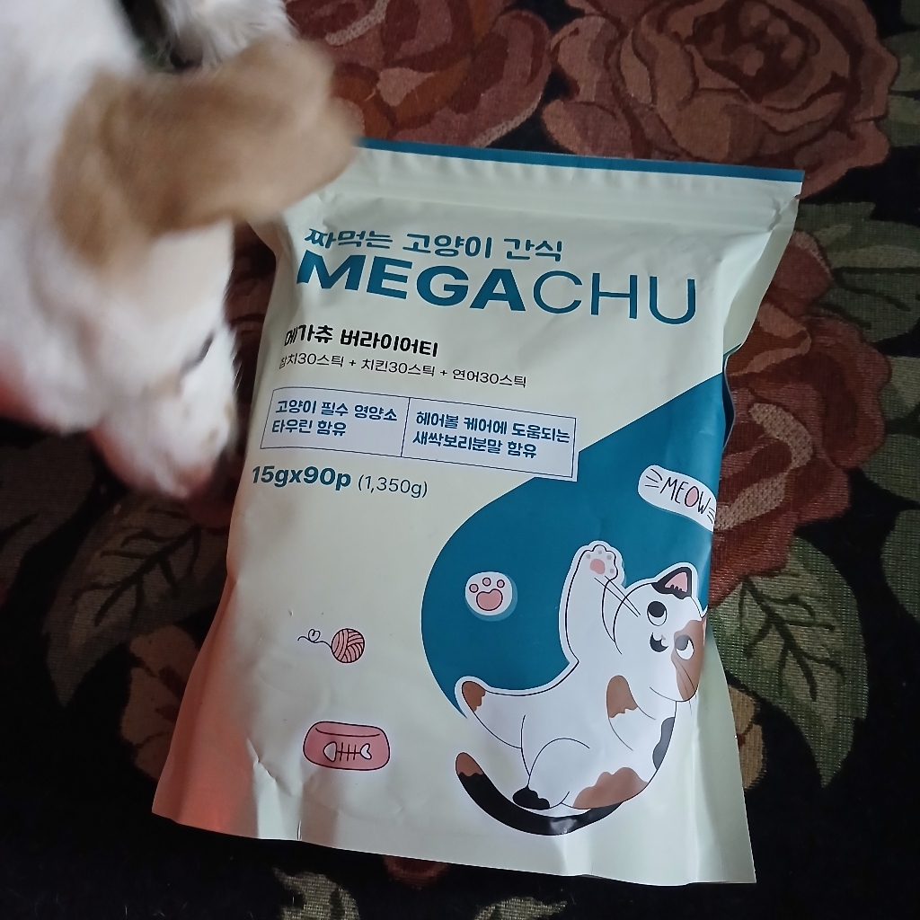메가츄 짜먹는 고양이 간식 츄 90스틱 대용량 솔직 후기 | 실제 사용자 리뷰 총정리 - 상품 이미지 3