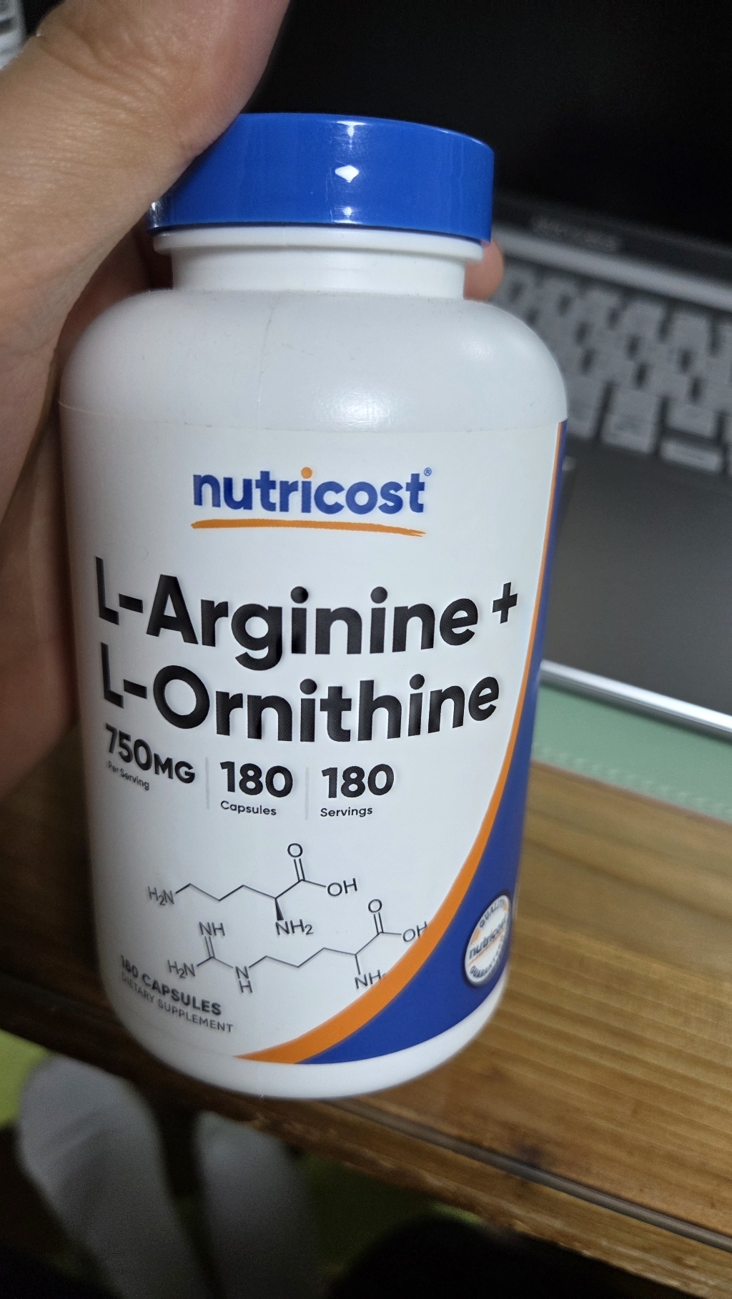 뉴트리코스트 L-아르기닌 + L-오르니틴 750mg 캡슐 180정, 2개 맛있게 먹은 솔직 후기 - 상품 이미지 3