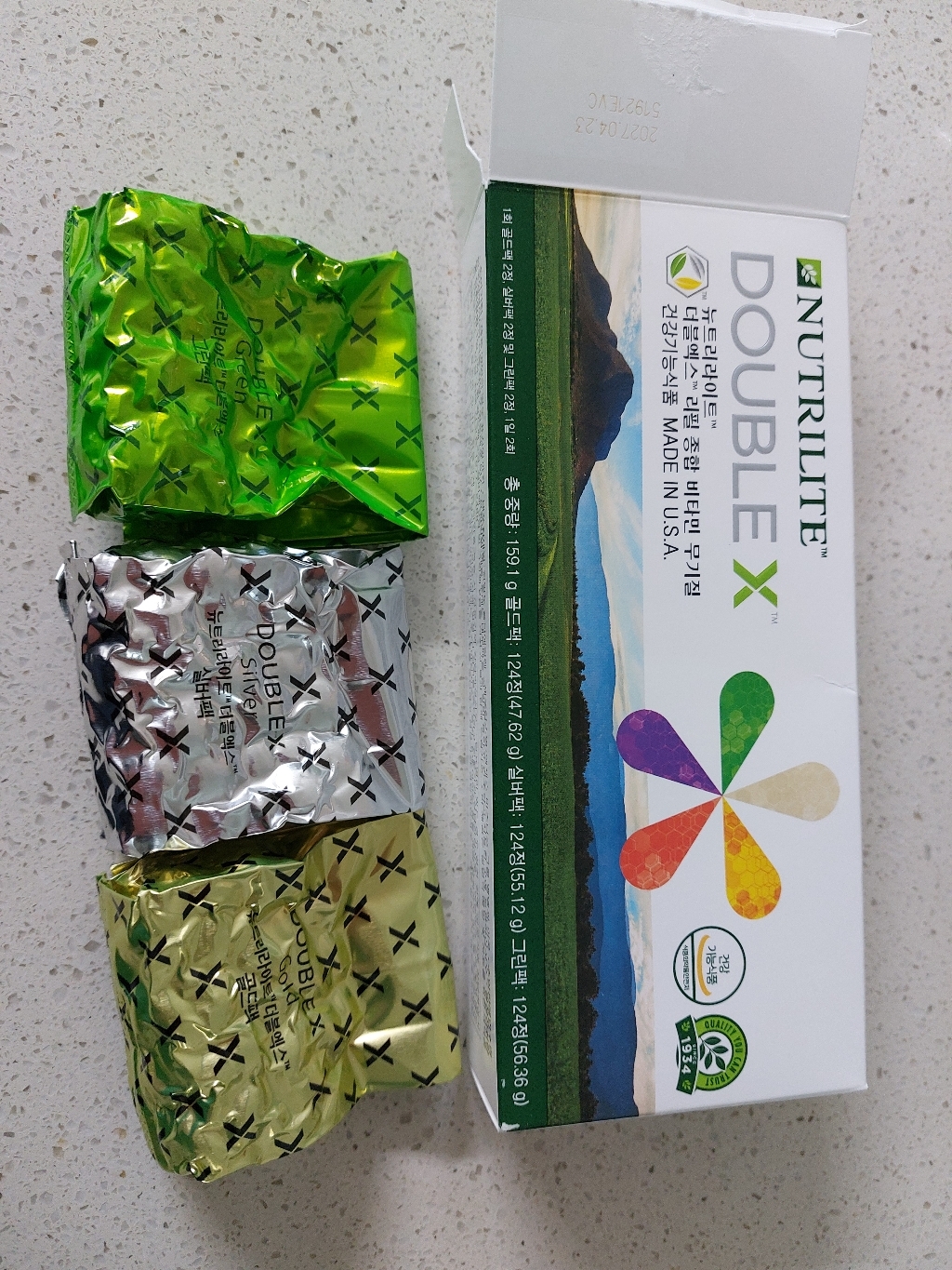 뉴트리라이트 더블엑스 리필 종합 비타민 무기질 372정, 1개 이미지 3