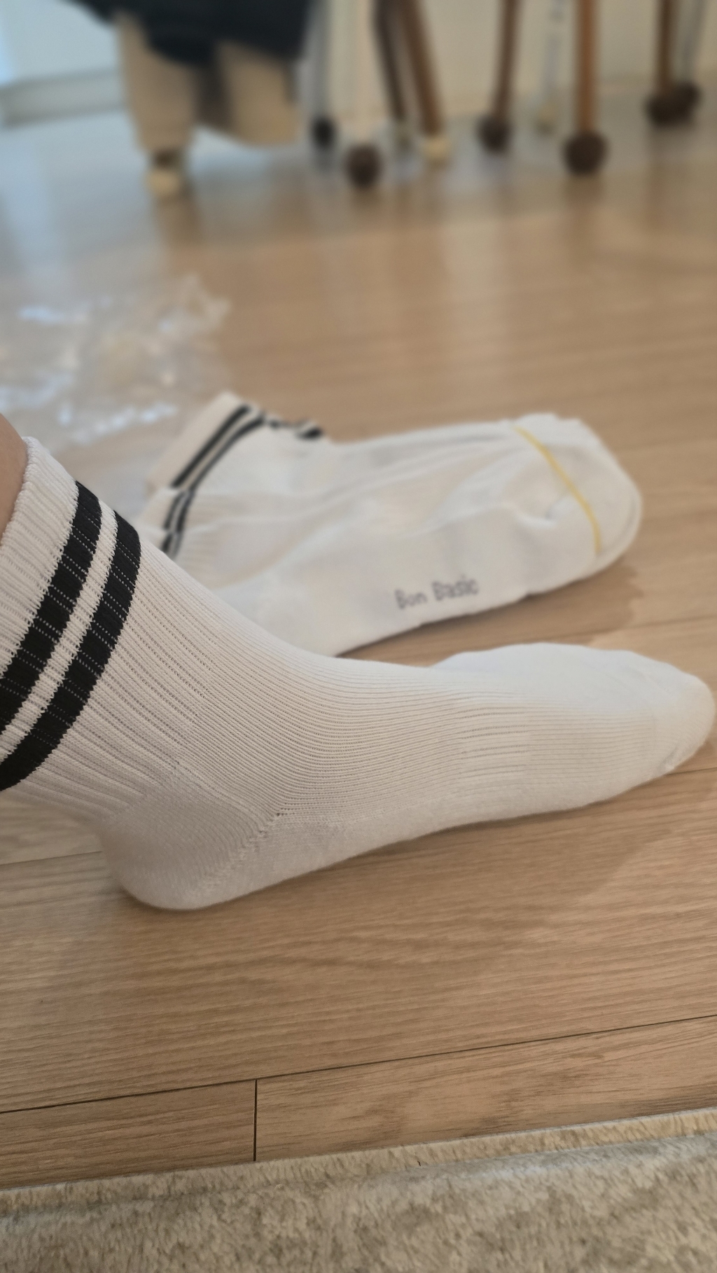 올리싹 5+5 두꺼운 남성용 국산 더블쿠션 두줄 스포츠 중목 양말 착용 후기 | 사이즈/핏 총정리 - 상품 이미지 4