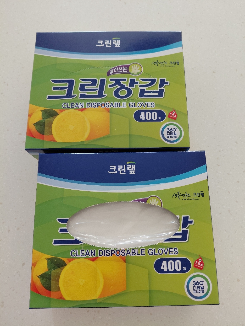 크린랲 뽑아쓰는 크린 장갑 400매 이미지 3