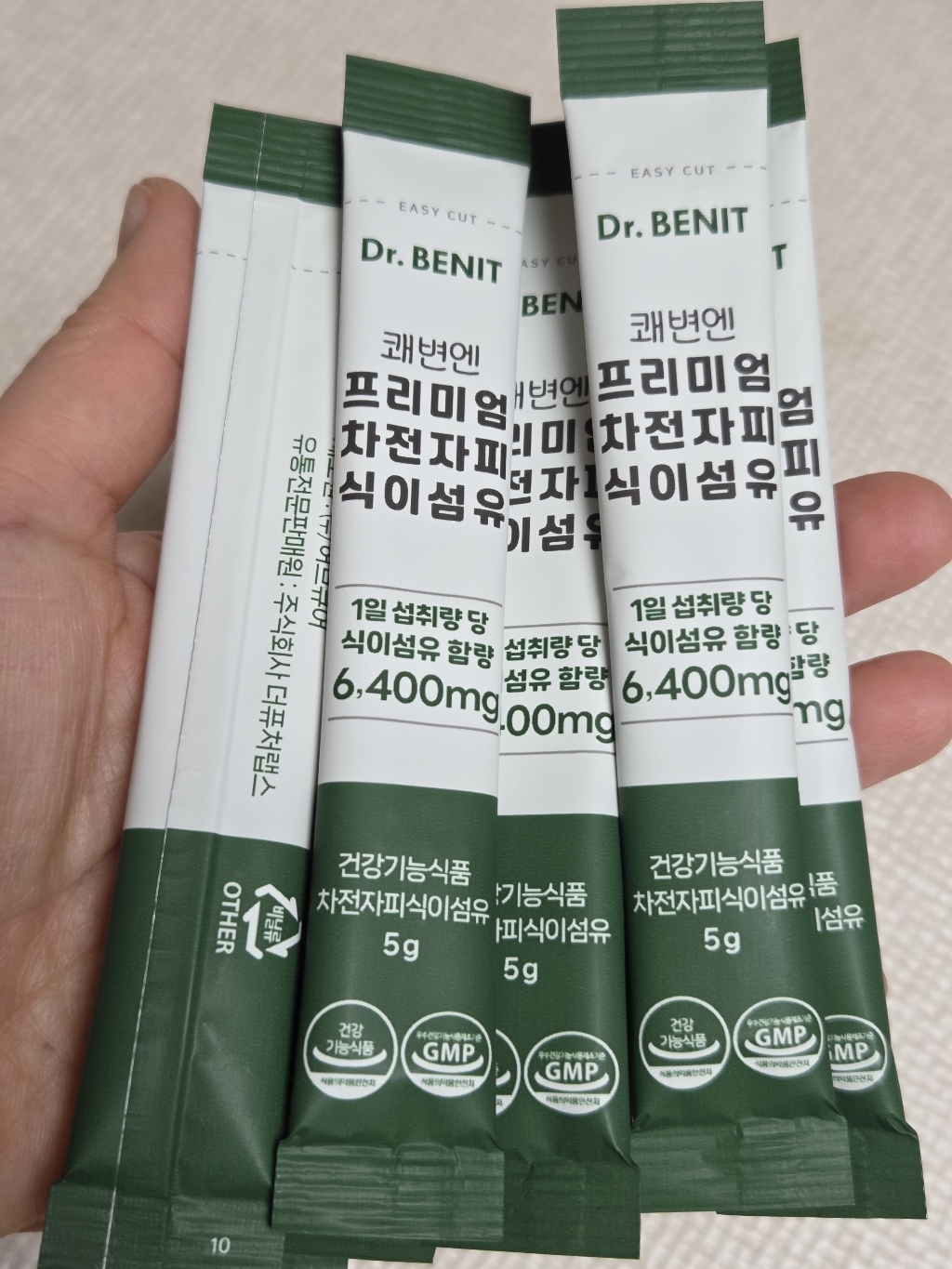 쾌변엔 프리미엄 차전자피 식이섬유 30회분, 1개 실사용 후기 | 효과 있을까? - 상품 이미지 3