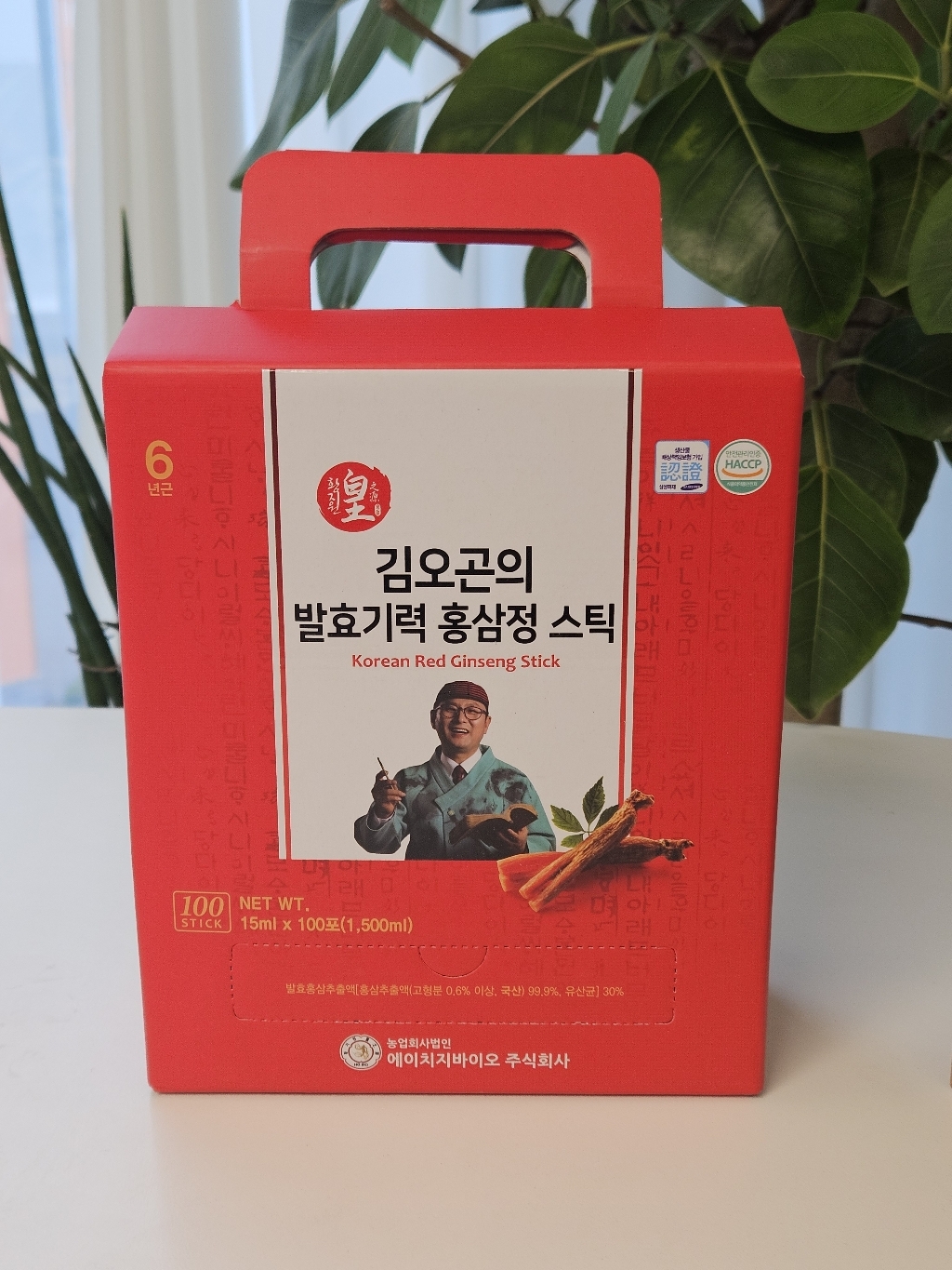김오곤의 발효기력 홍삼정 스틱 15ml 100개 15ml, 100개 맛있게 먹은 솔직 후기 - 상품 이미지 4