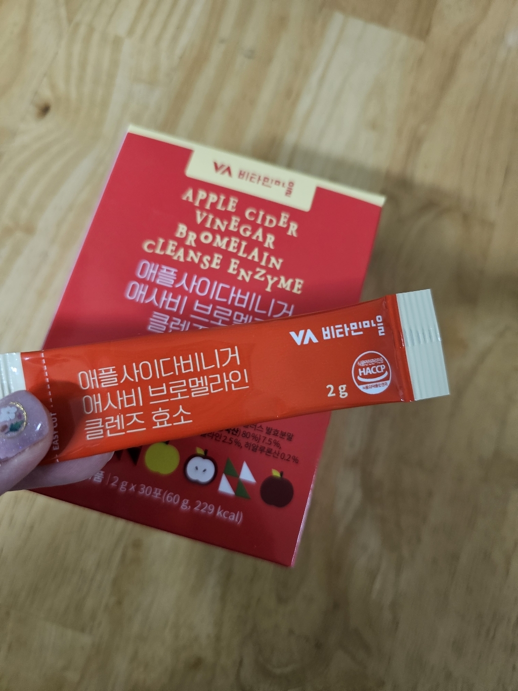 비타민마을 애플사이다비니거 애사비 브로멜라인 클렌즈 효소 30p 60g,... 솔직 후기 | 실사용자 리뷰 분석 - 상품 이미지 2