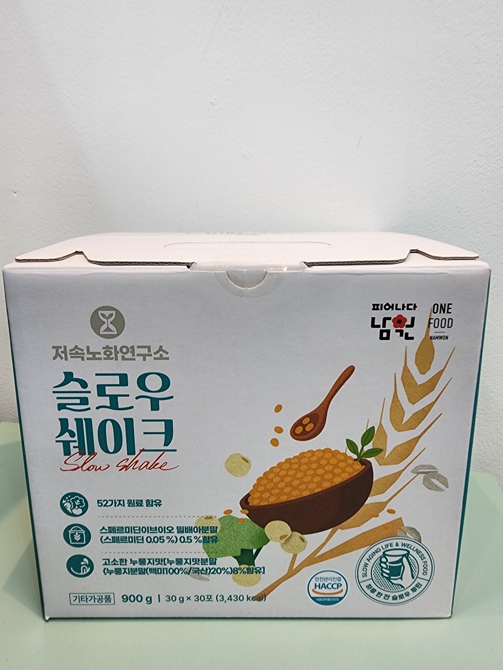 저속노화연구소 슬로우 쉐이크 선식 미숫가루 귀리 파로 렌틸콩 30포 900g, 1개 이미지 3
