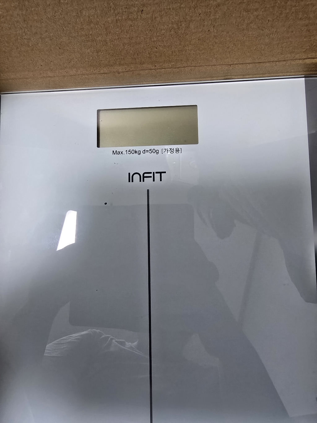 인핏 민트 스트라이프 디지털 체중계 이미지 2